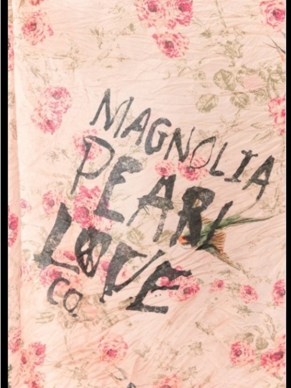 Magnolia Pearl Pink Rose Bandana - Picture 2 of 6